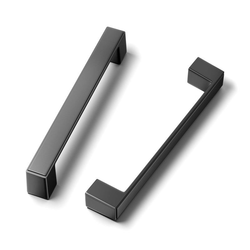 Cobbe 30 Pack Stylish Matte Black 5 Inch (128mm) Hole Centers Kitchen Cabinet Handles - Contemporary Cabinet Pulls for Cupboards  Drawers  and Dressers - Durable Hardware - Image 1